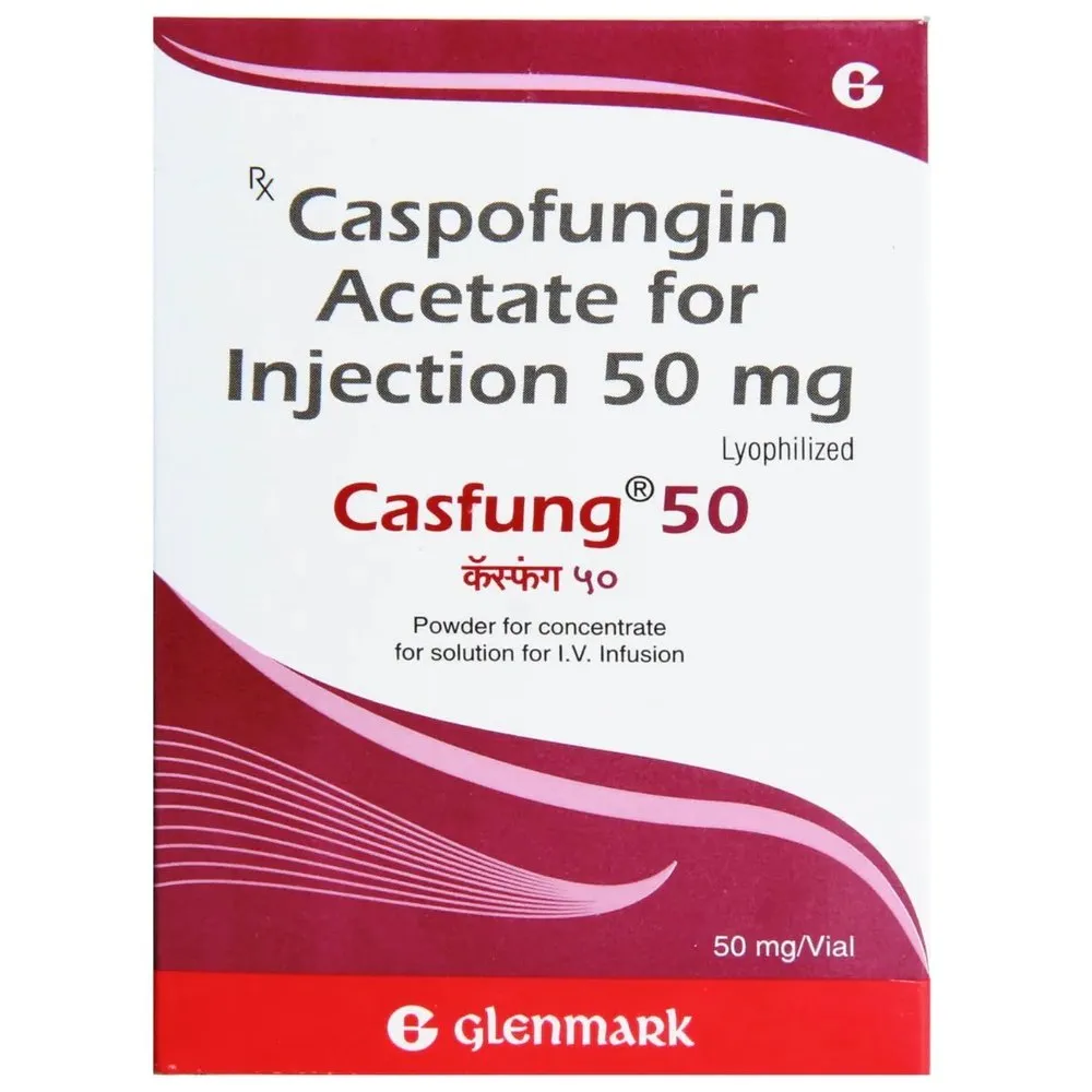 CASFUNGEN 50MG INJ CASPOFUNGIN ACETATE 50MG
