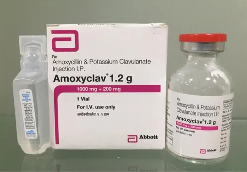 CLAUVMENTIN 1.2GM INJ AMOXYCILLIN & CLAVULANATE POTASSIUM 1.2 G