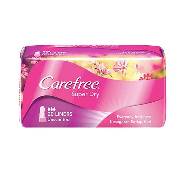 Carefree Panty Liners 20 Pcs