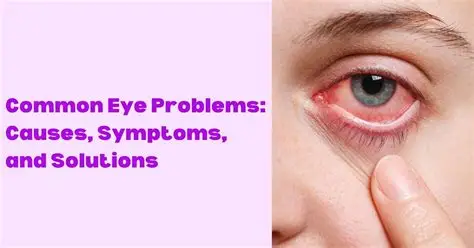 Common Eye Problems Solutions